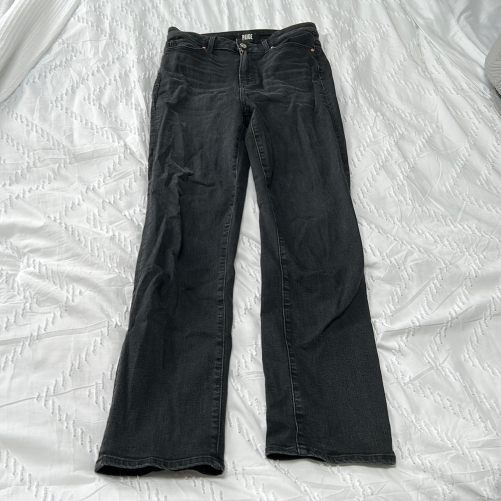 Paige high rise Cindy, size 27. Black wash.
